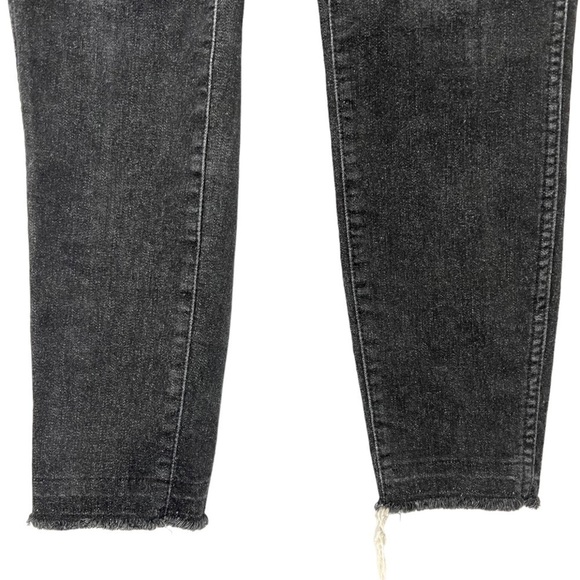 Madewell 10” High Rise Released Hem Black Wash Skinny Jeans Women’s 29 - Picture 8 of 16